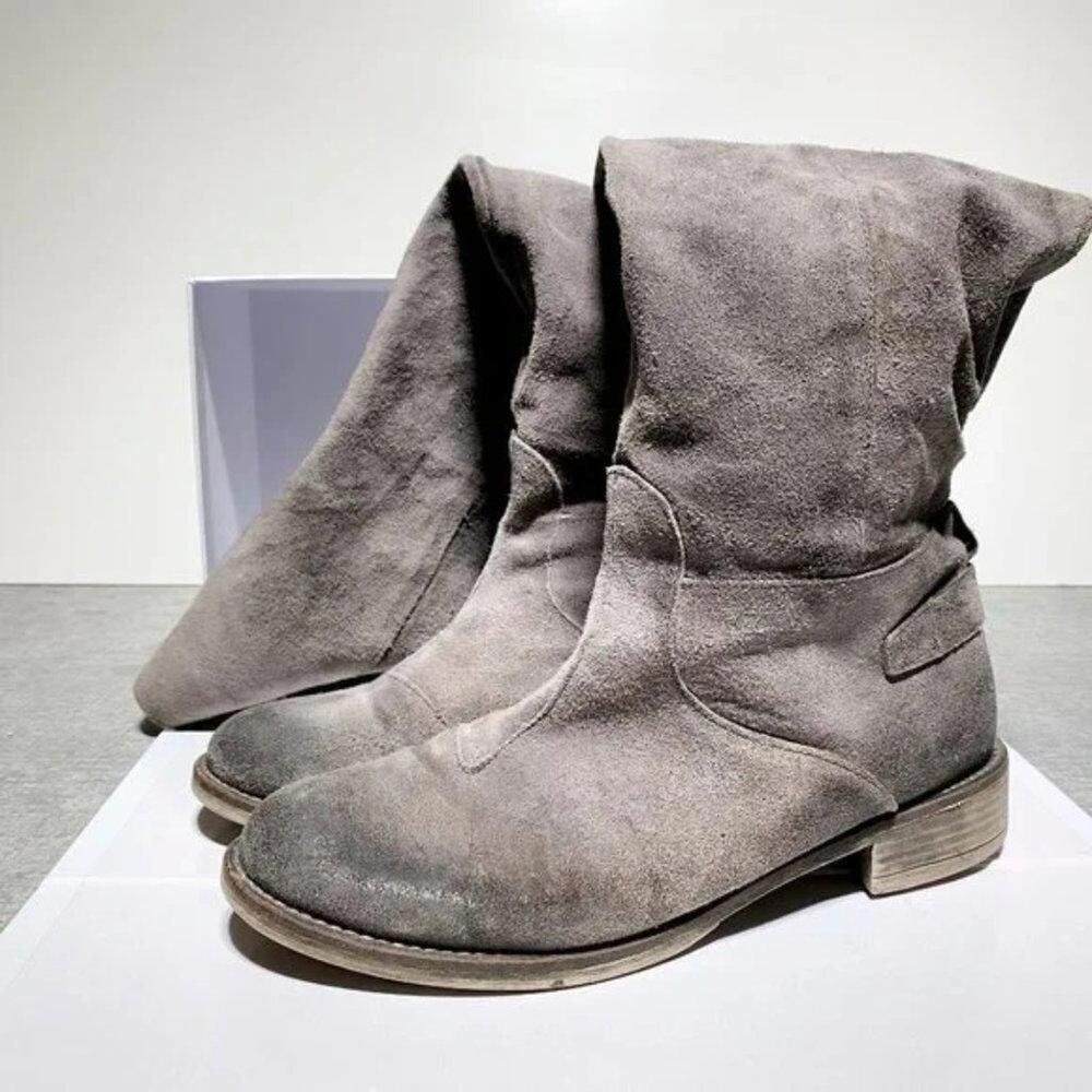 Boutique 9 Grey High Top Boots Womens Size 8 US